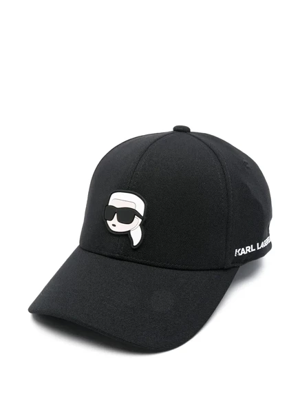 Мужская кепка Karl Lagerfeld Ikon Karl, черная