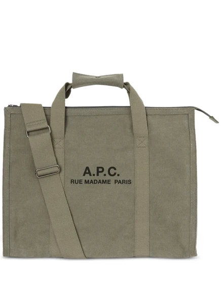 Холщовая сумка-тоут A.P.C. Récupération green