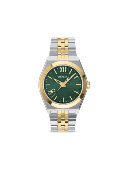 Мужские часы Ferragamo Vega 40 мм зеленый циферблат