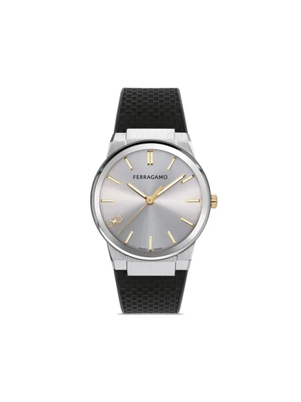 Мужские часы Ferragamo Infinity Sapphire 41 мм, серебристые
