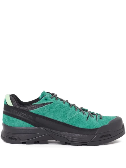 Кроссовки Salomon X-Alp из замши, зеленые