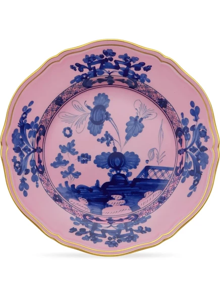 Десертная тарелка Ginori 1735 Oriente Italiano, розовая