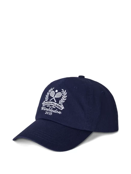 Кепка Polo Ralph Lauren x Wimbledon с вышивкой, синяя