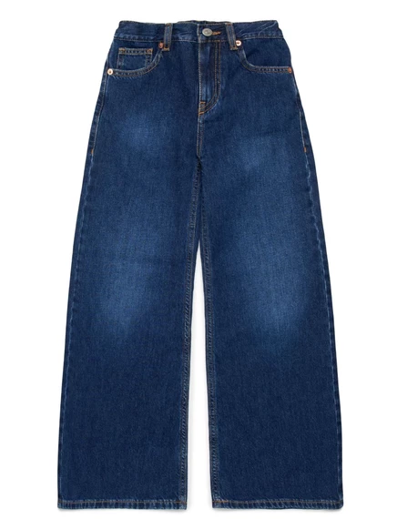 Детские широкие джинсы MM6 Maison Margiela, синие