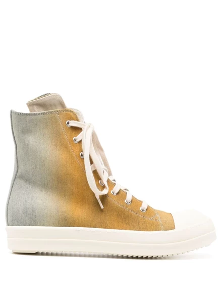 Мужские высокие кроссовки Rick Owens DRKSHDW, желтые