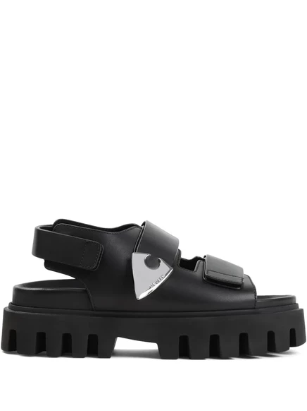 Женские босоножки Alexander McQueen, черные