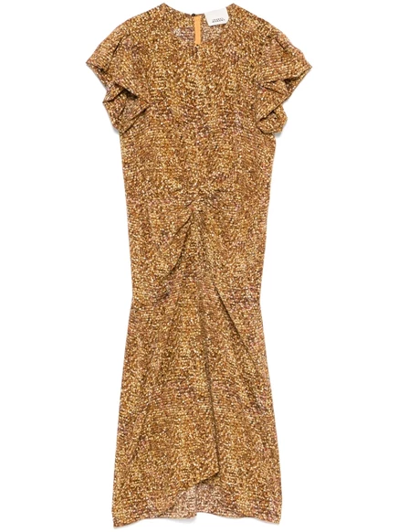 Женское платье Isabel Marant Terena миди, охра