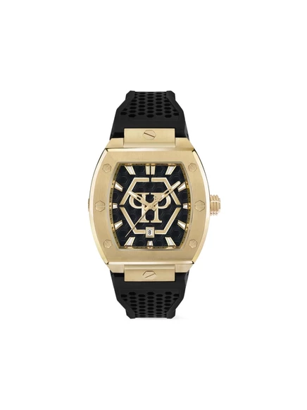 Мужские часы Philipp Plein Hexagon Phantom 44 мм, черные