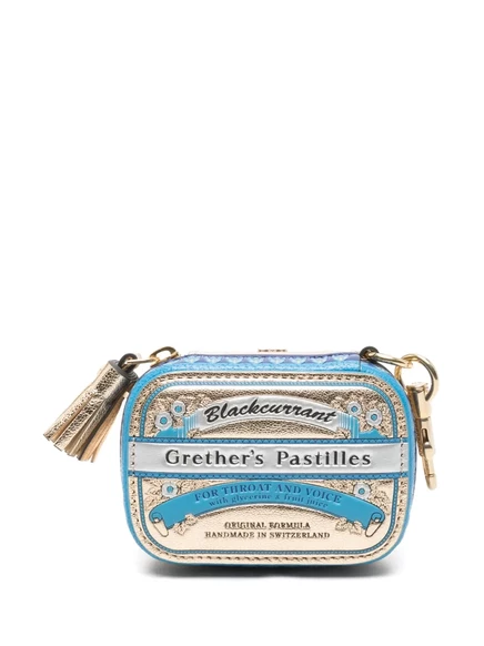 Брелок-кошелек Anya Hindmarch из кожи, золотой