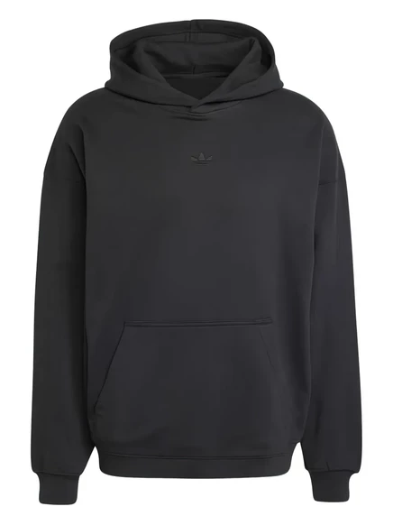 Мужское худи Adidas с логотипом Trefoil, черное