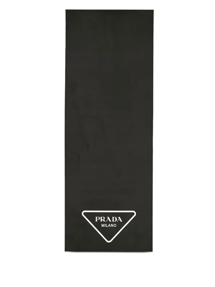 Дорожный коврик с логотипом Prada black