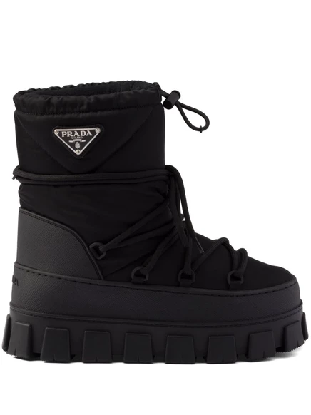 Женские ботинки Prada Re-Nylon, черные