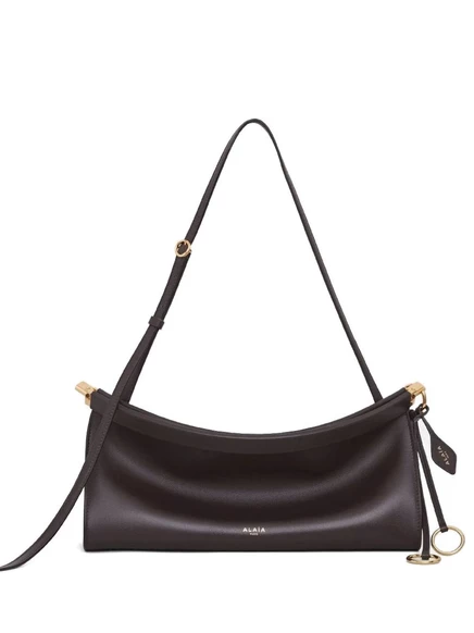 Сумка через плечо Alaïa medium Le Click East West brown