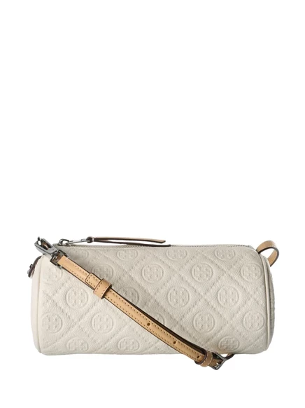 Женская сумка-тоут Tory Burch с тиснением, белая