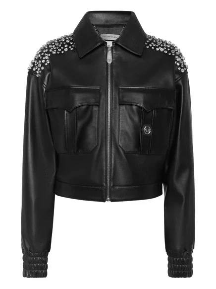Роскошная фирменная куртка Philipp Plein  black