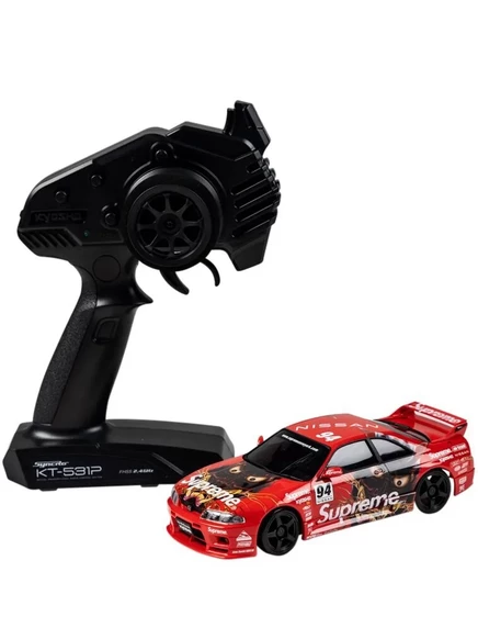 Радиоуправляемая модель Supreme x Kyosho Mini-Z Nissan Skyline R33, красная