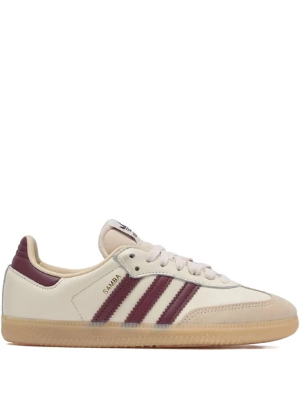 Кроссовки Adidas Samba OG, бежево/бордово/коричневые