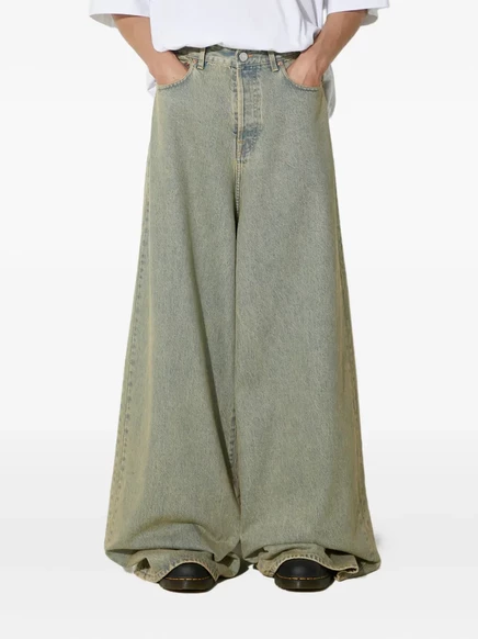 Мужские широкие джинсы VETEMENTS, голубые