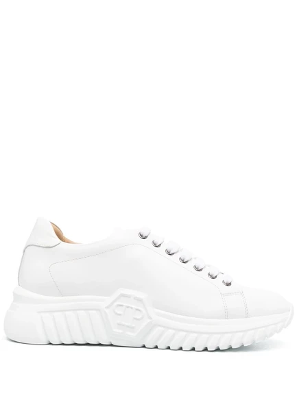 Базовые кроссовки Philipp Plein Runner с низким верхом  white