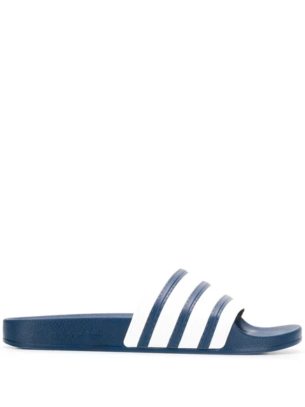 Мужские шлепанцы Adidas Adilette, сине-белые