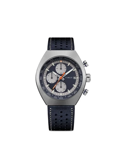 Мужские часы timex legacy 42 мм, синий циферблат
