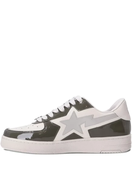 Мужские кроссовки A Bathing Ape STA кожаные, серые