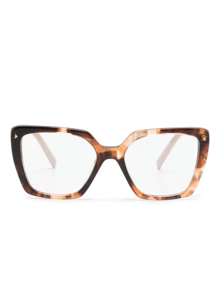 Очки в квадратной оправе Prada Eyewear pink