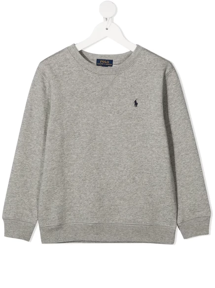 Детская толстовка POLO RALPH LAUREN с вышитым логотипом grey