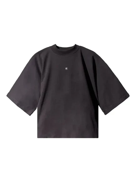 Мужская укороченная футболка Yeezy Gap Balenciaga, черная