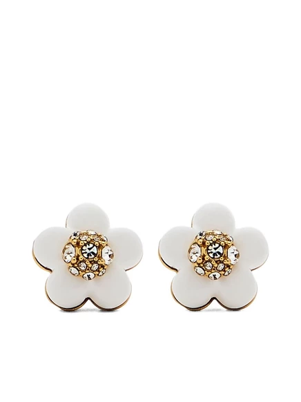 Женские серьги-пусеты Marc Jacobs The Enamel Wild Daisy, золотистые