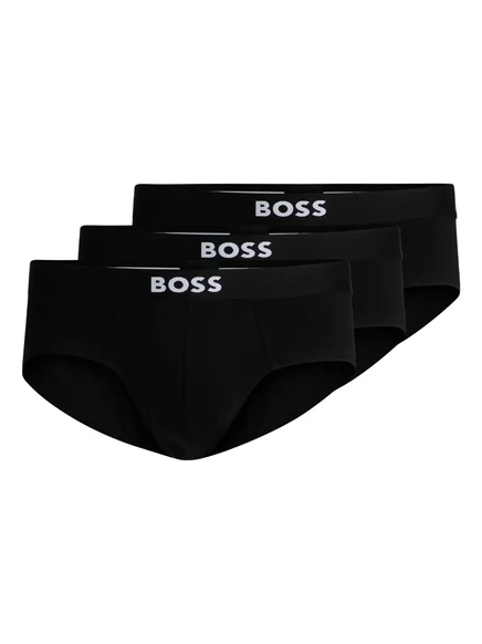 Мужские брифы Boss низкой посадки, 3 шт., черные