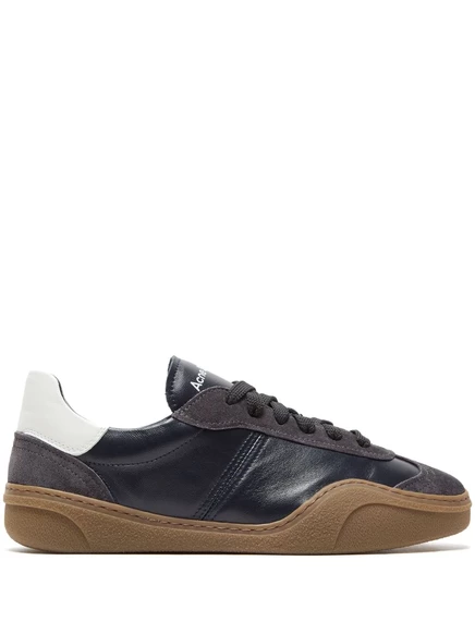 Кроссовки с низким верхом, отделанные панелями Acne Studios black