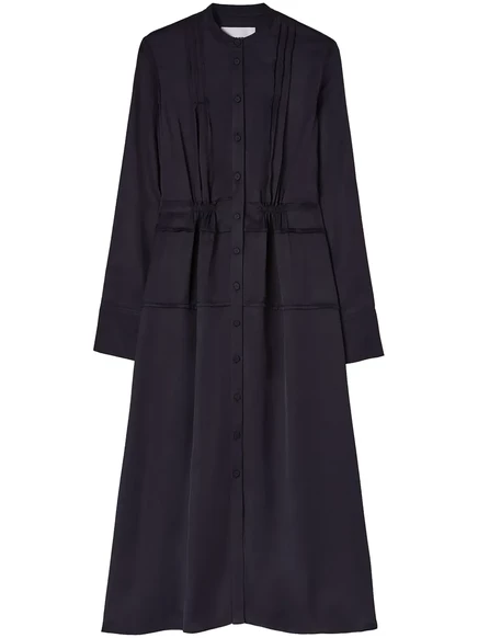 Женское платье-рубашка Jil Sander миди, синее