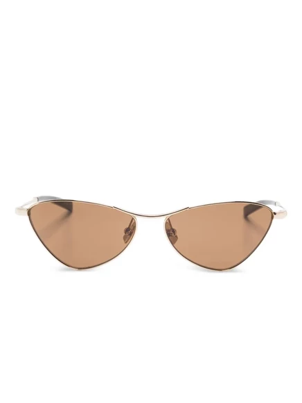 Унисекс солнцезащитные очки Saint Laurent Eyewear SL830, золотистые