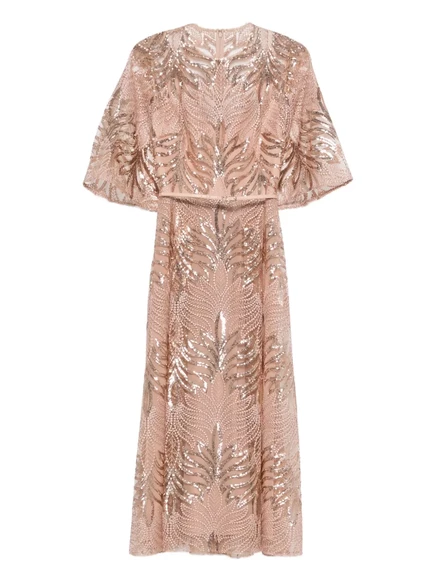 Женское платье Elie Saab с пайетками, розовое
