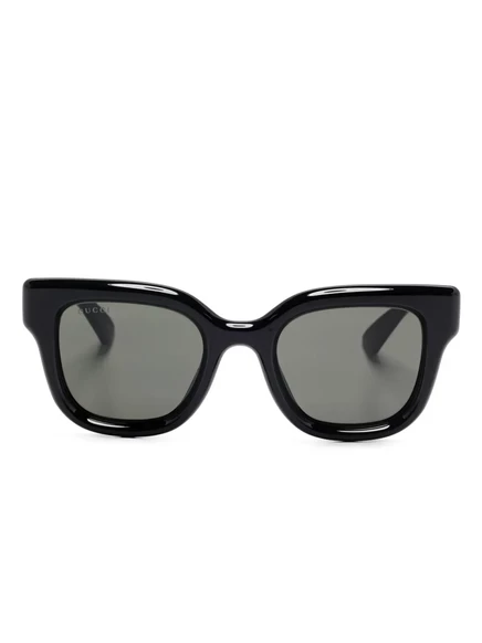 Солнцезащитные очки Gucci Eyewear квадратные, черные