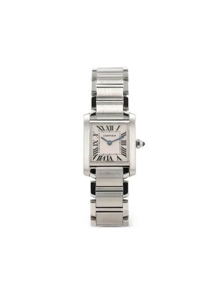 Женские часы Cartier Tank Française 24 мм, кремовый циферблат