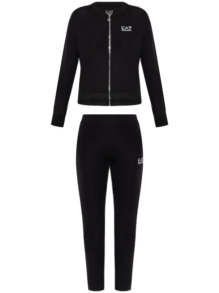 Спортивный костюм с логотипом Ea7 Emporio Armani black