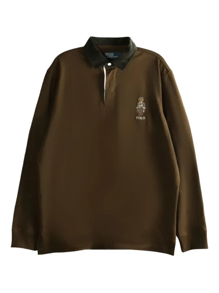 Мужская футболка-поло Polo Ralph Lauren, коричневая