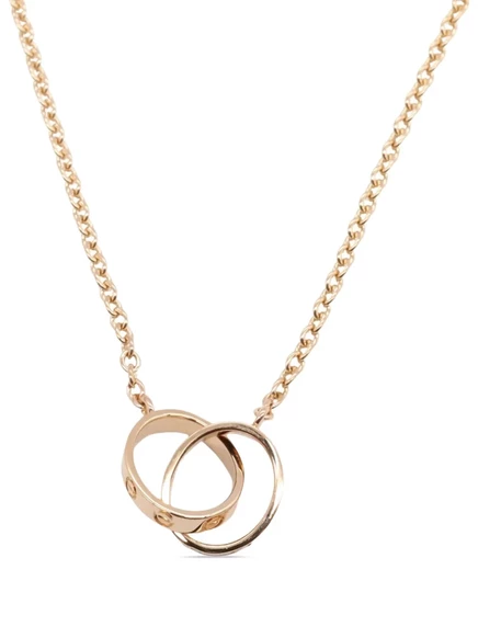 Женское колье Cartier Baby Love 18K розовое золото