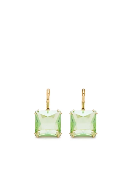 Серьги-капли Swarovski Millenia, украшенные кристаллами green