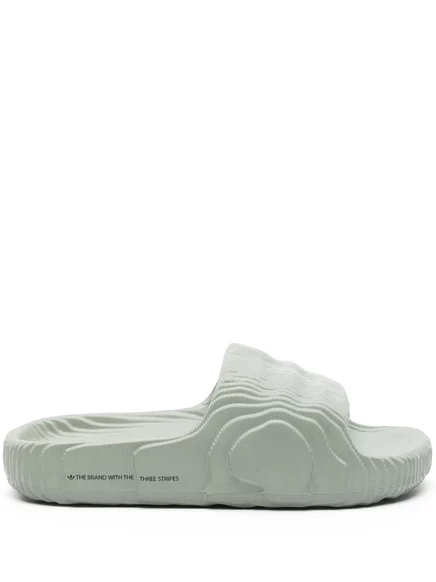 Женские шлепанцы Adidas Adilette 22, зеленые