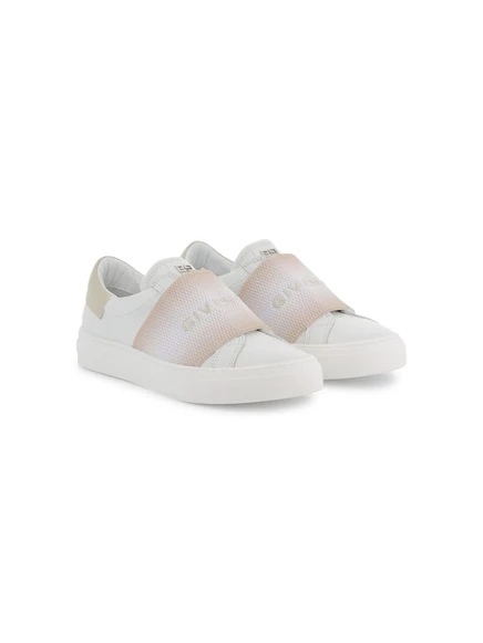 Кроссовки с вышитым логотипом Givenchy Kids  white