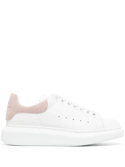 Женские кроссовки Alexander McQueen на платформе, белые