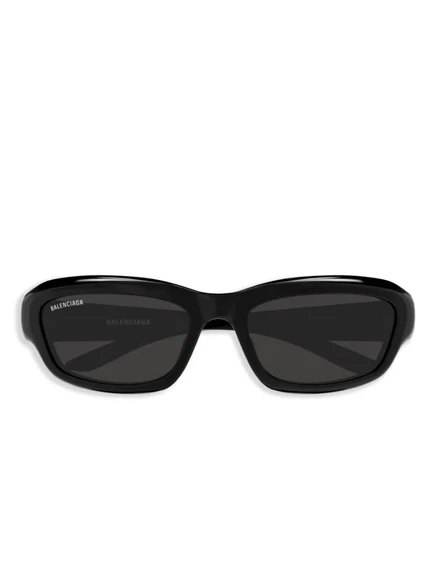 Солнцезащитные очки Balenciaga Eyewear в массивной оправе, черные