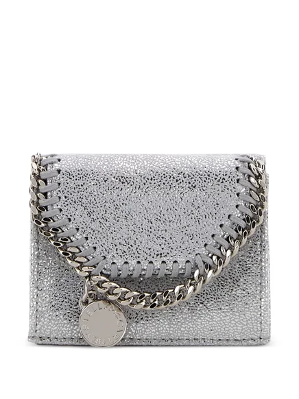 Женский кошелек Stella McCartney Falabella, серебристый