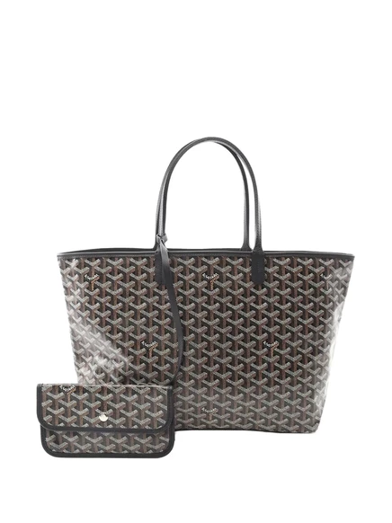 Сумка-тоут Goyard 2025 года выпуска, бывшая в употреблении, Goyardine Saint Louis PM black