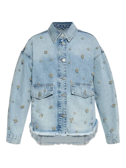 Женская джинсовая куртка AllSaints Hettie, синяя