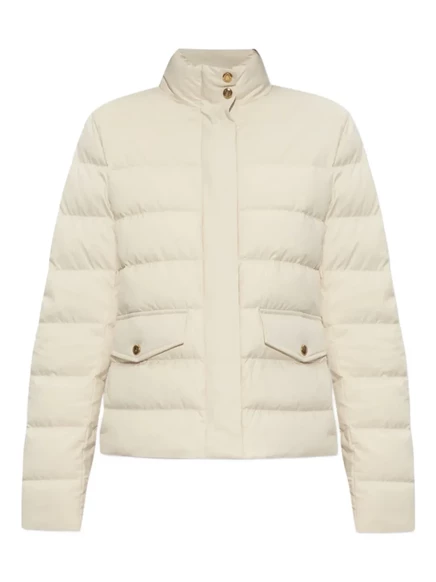 Женская пуховая куртка Moncler Bessettes, слоновая кость