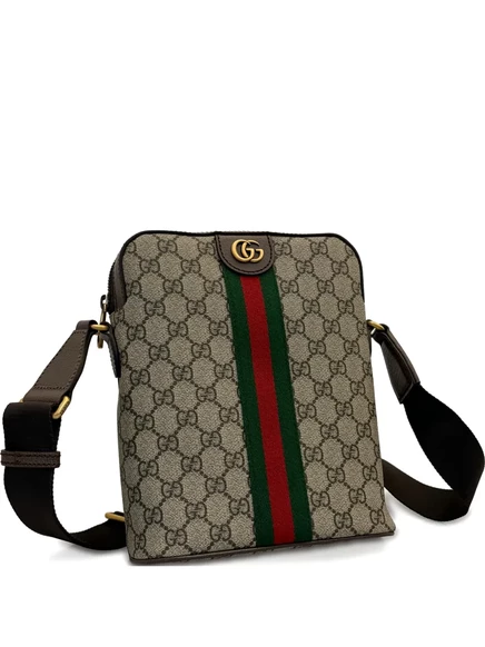Мужская сумка через плечо Gucci Ophidia, бежевая